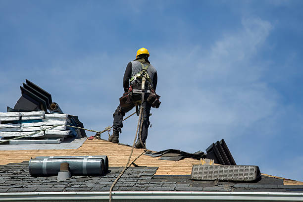 Professional Roofing technician working in Rockville, MN